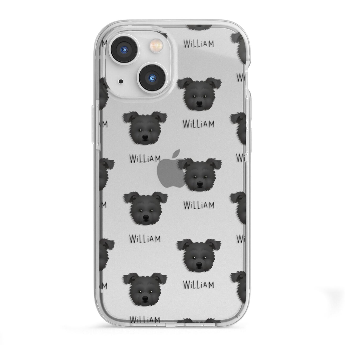 Pomapoo Icon with Name iPhone 13 Mini TPU Impact Case with White Edges