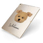 Pomapoo Personalised Apple iPad Case on Gold iPad Side View