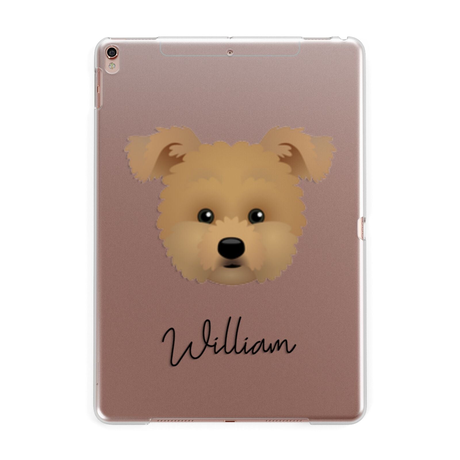 Pomapoo Personalised Apple iPad Rose Gold Case