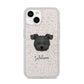 Pomapoo Personalised iPhone 14 Glitter Tough Case Starlight