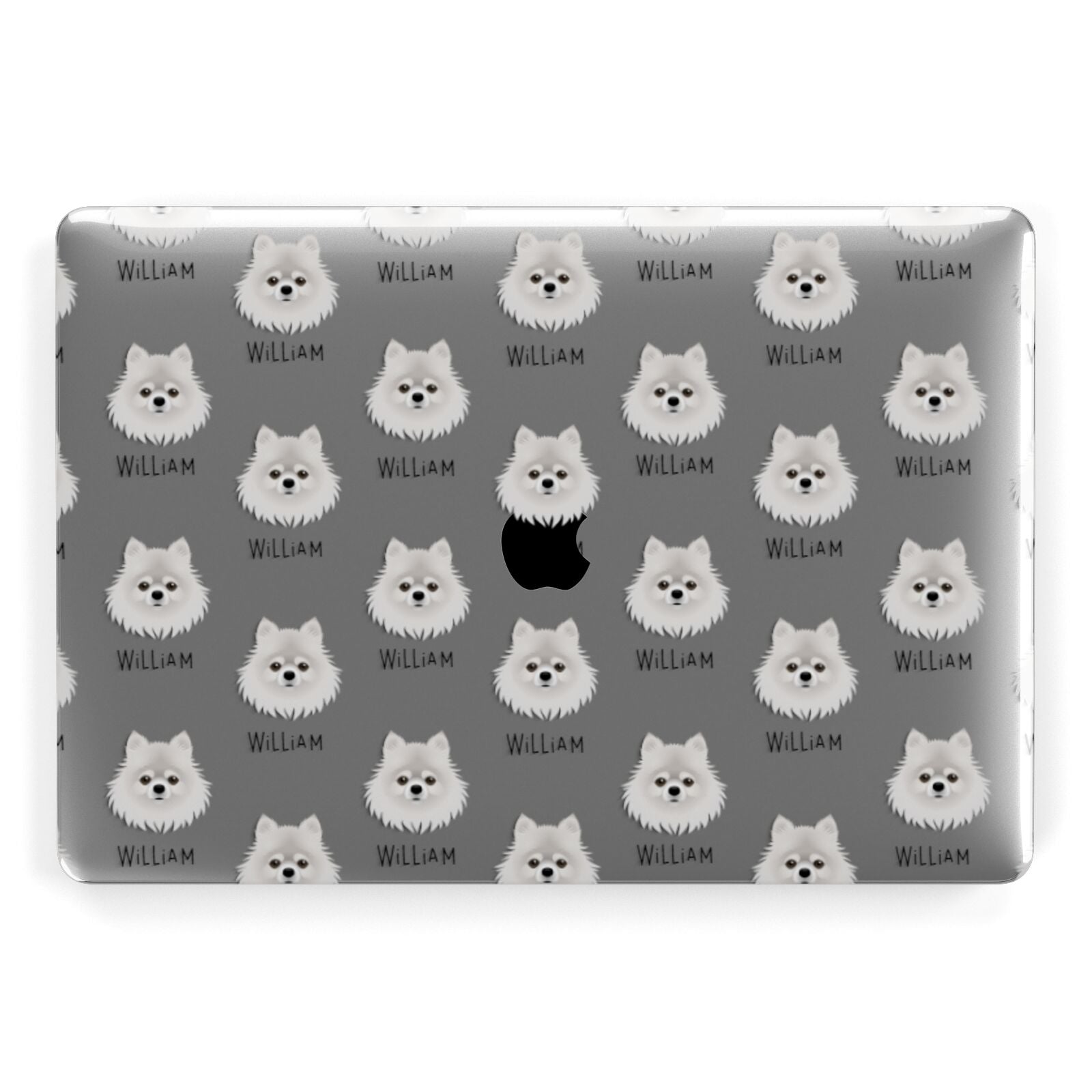 Pomchi Icon with Name Apple MacBook Case