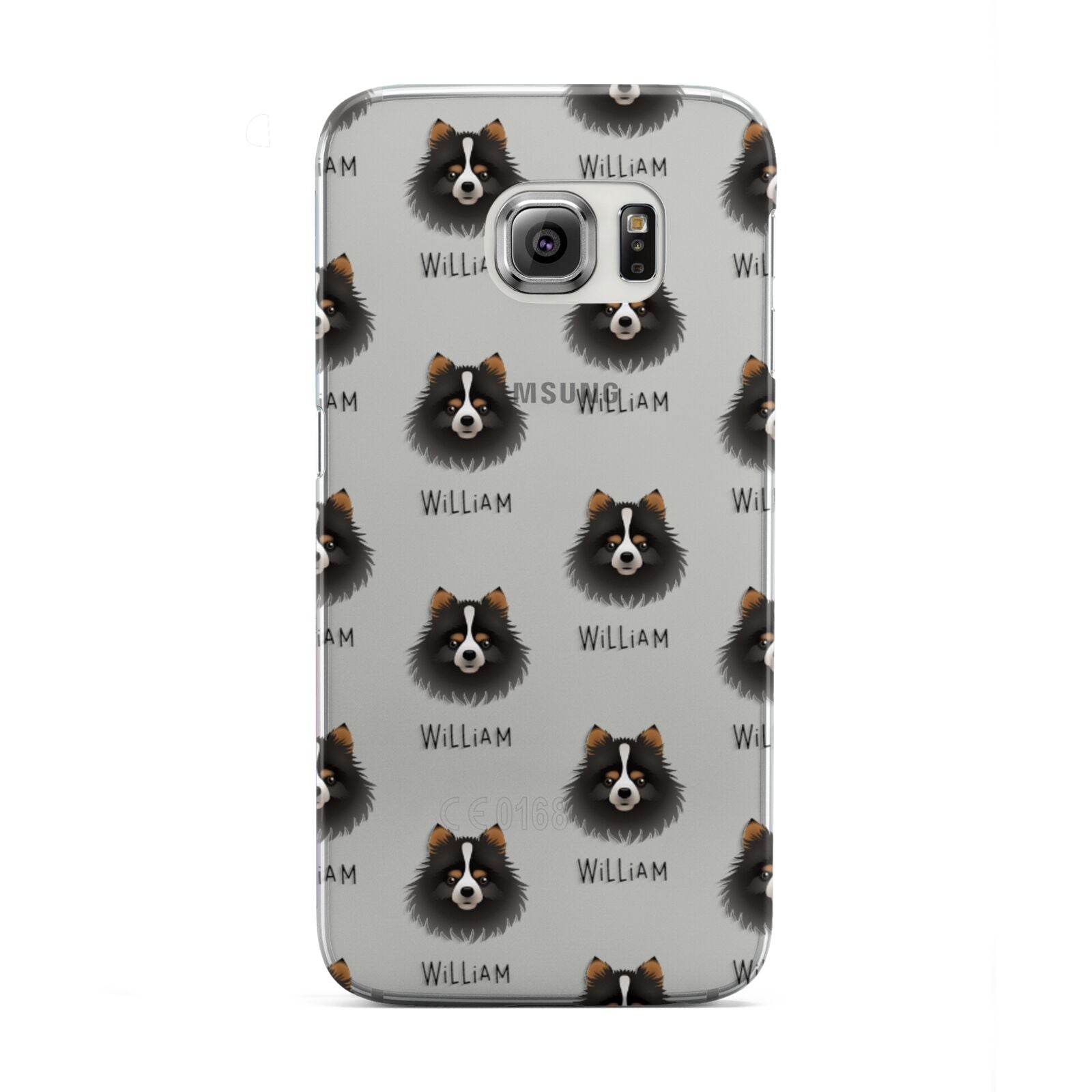 Pomchi Icon with Name Samsung Galaxy S6 Edge Case