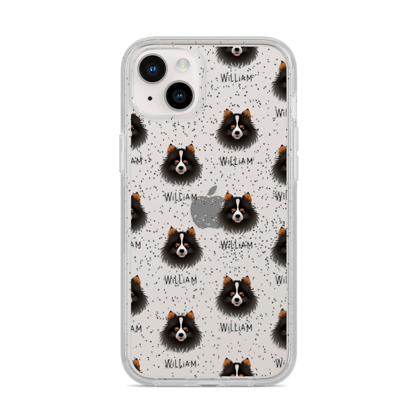 Pomchi Icon with Name iPhone 14 Plus Glitter Tough Case Starlight