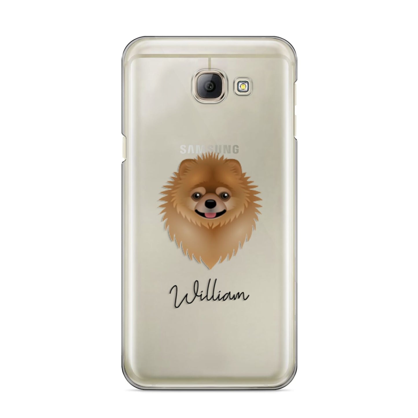 Pomeranian Personalised Samsung Galaxy A8 2016 Case