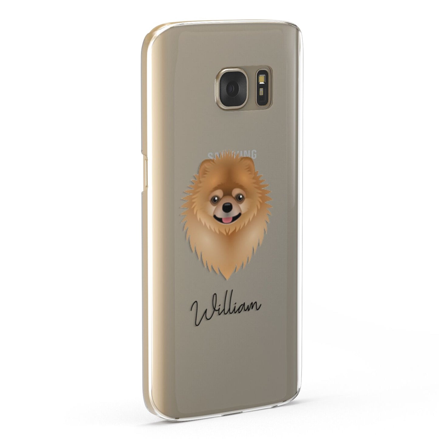 Pomeranian Personalised Samsung Galaxy Case Fourty Five Degrees