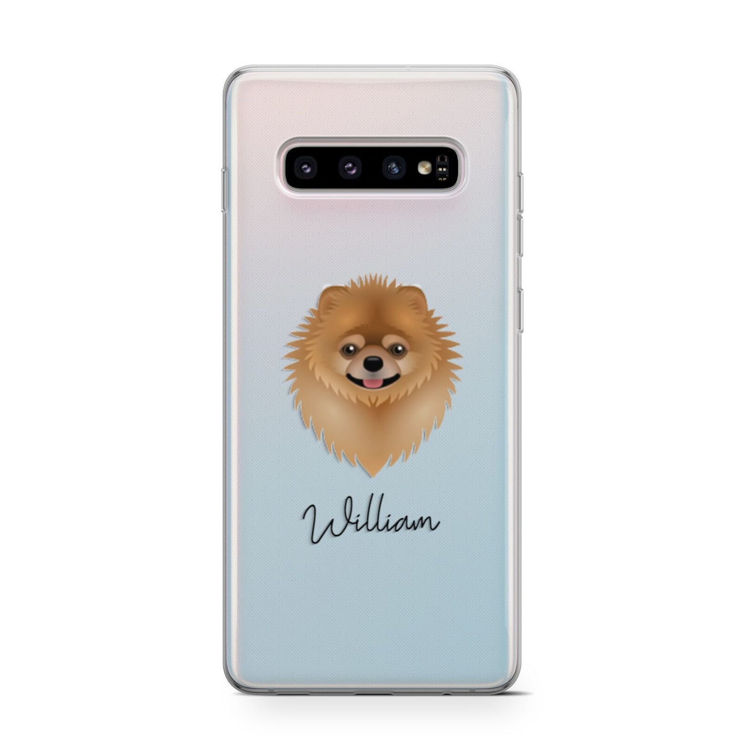 Pomeranian Personalised Samsung Galaxy S10 Case