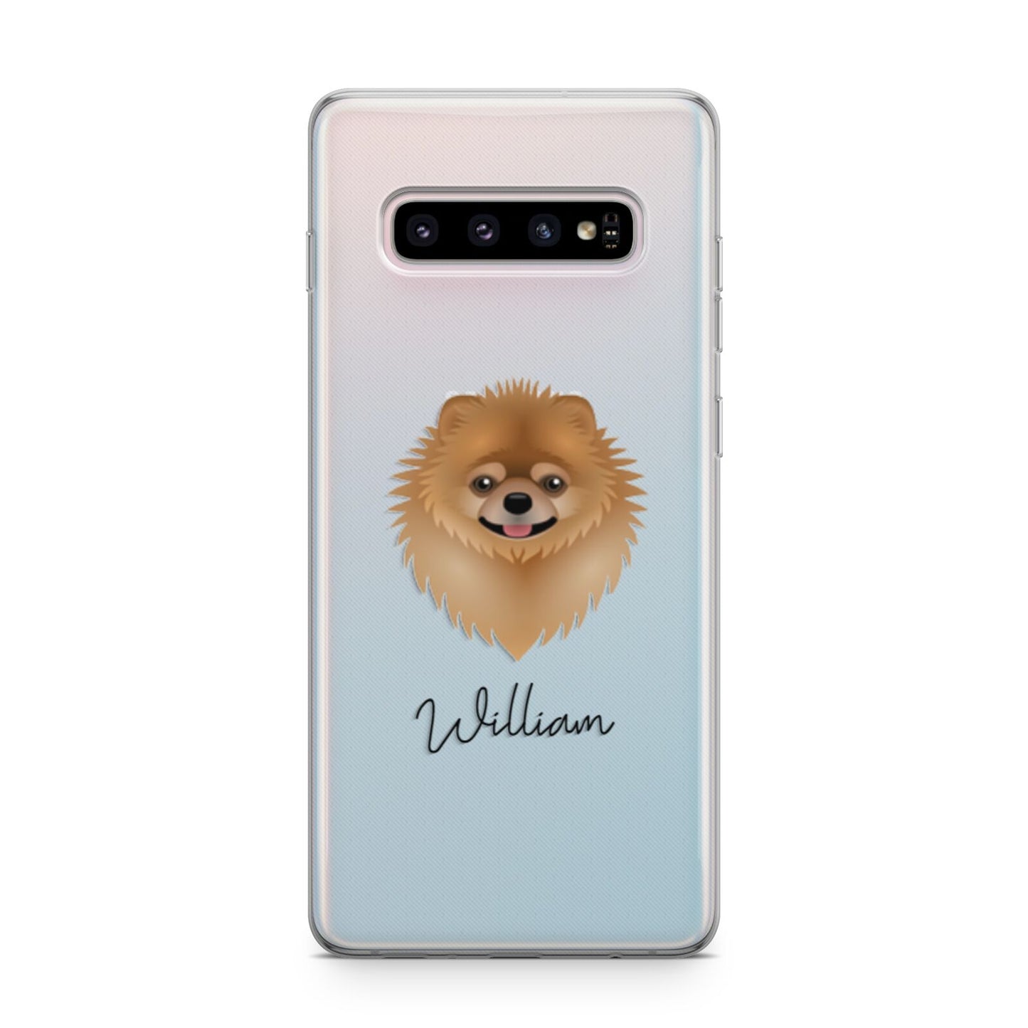 Pomeranian Personalised Samsung Galaxy S10 Plus Case