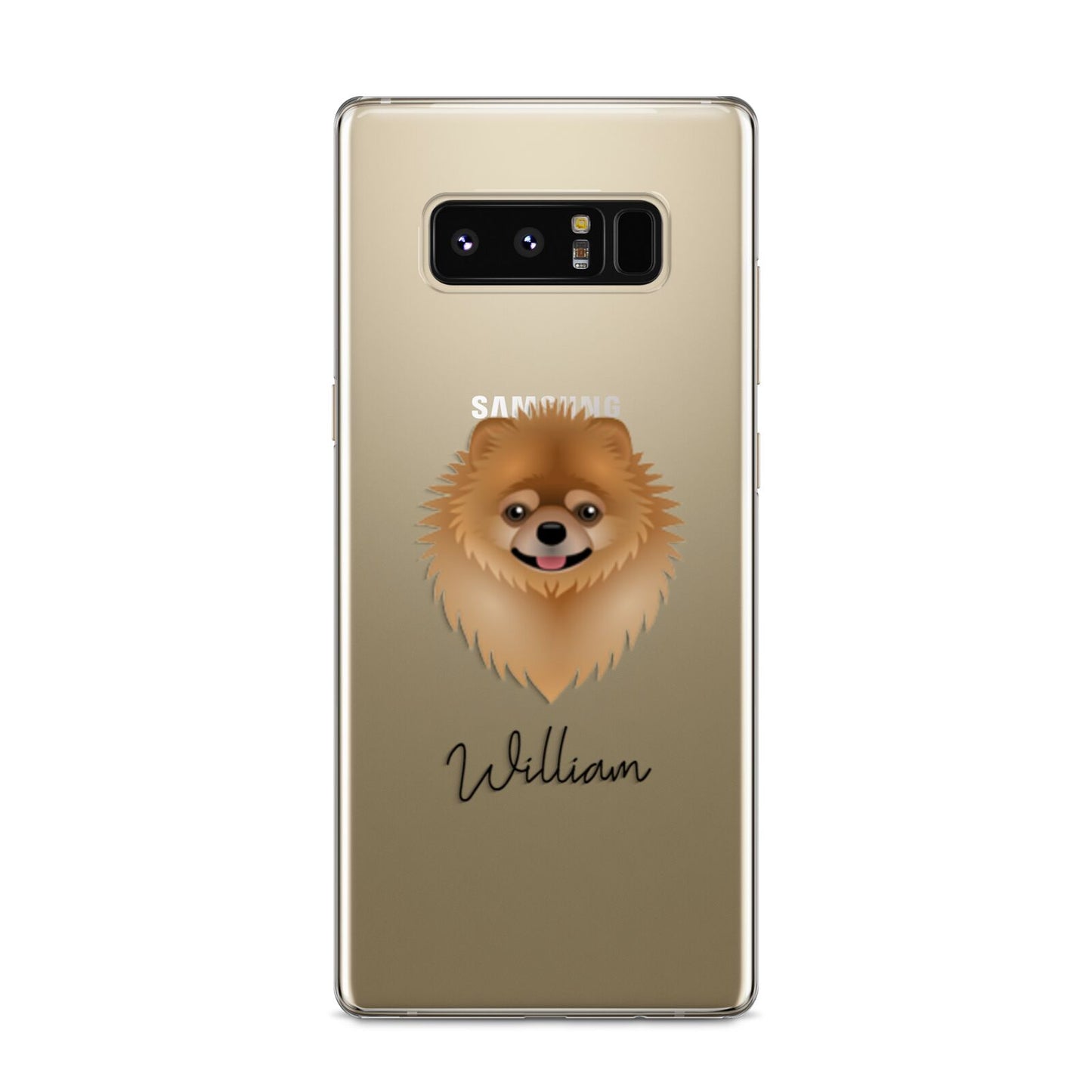 Pomeranian Personalised Samsung Galaxy S8 Case
