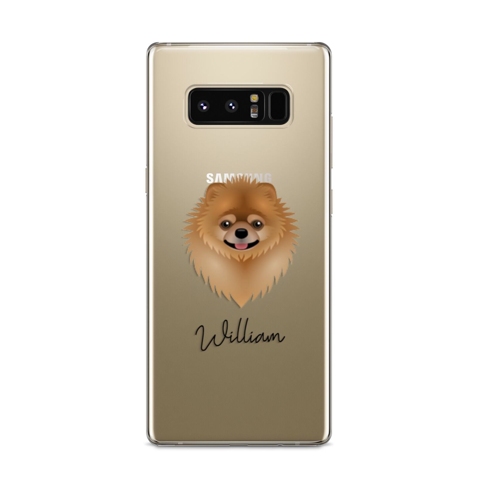 Pomeranian Personalised Samsung Galaxy S8 Case