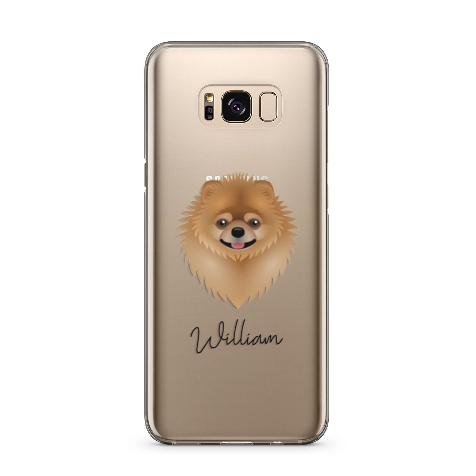 Pomeranian Personalised Samsung Galaxy S8 Plus Case