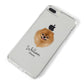 Pomeranian Personalised iPhone 8 Plus Bumper Case on Silver iPhone Alternative Image