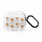 Pomsky Icon with Name AirPods Clear Case 3rd Gen