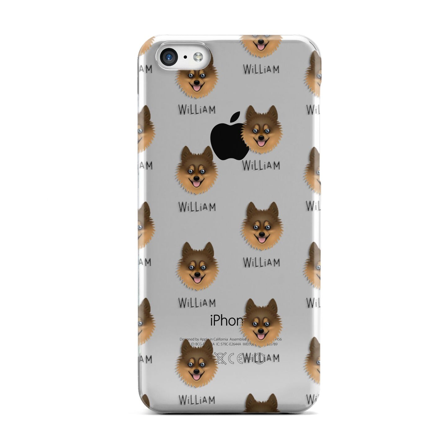 Pomsky Icon with Name Apple iPhone 5c Case