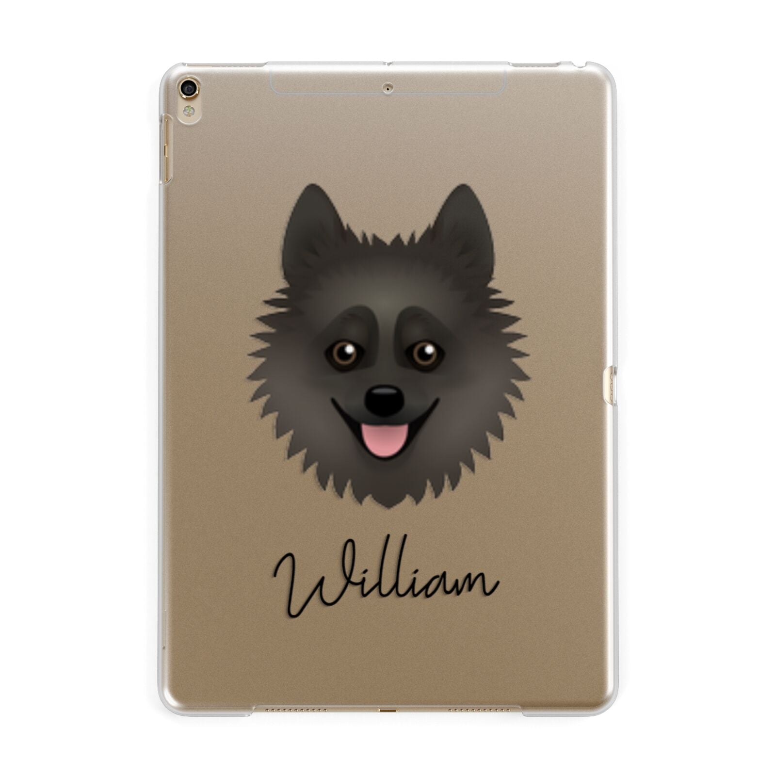 Pomsky Personalised Apple iPad Gold Case