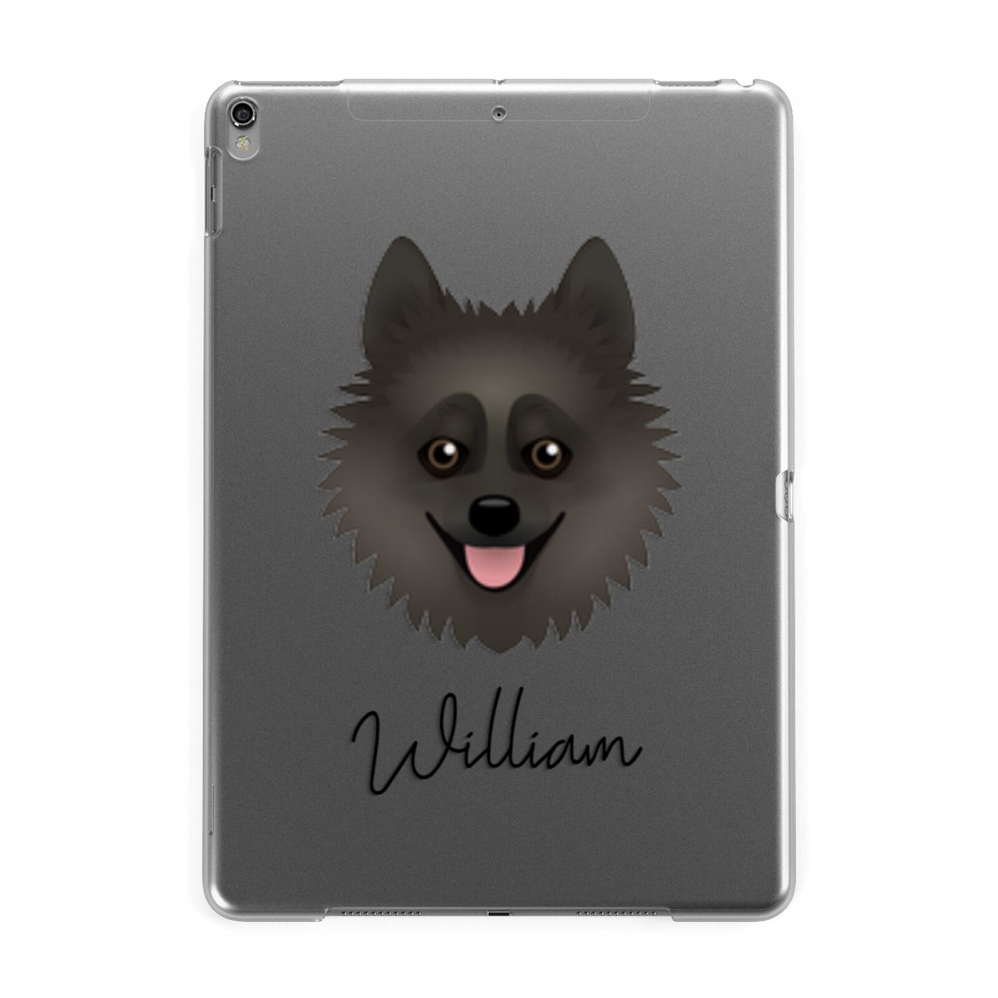 Pomsky Personalised Apple iPad Grey Case