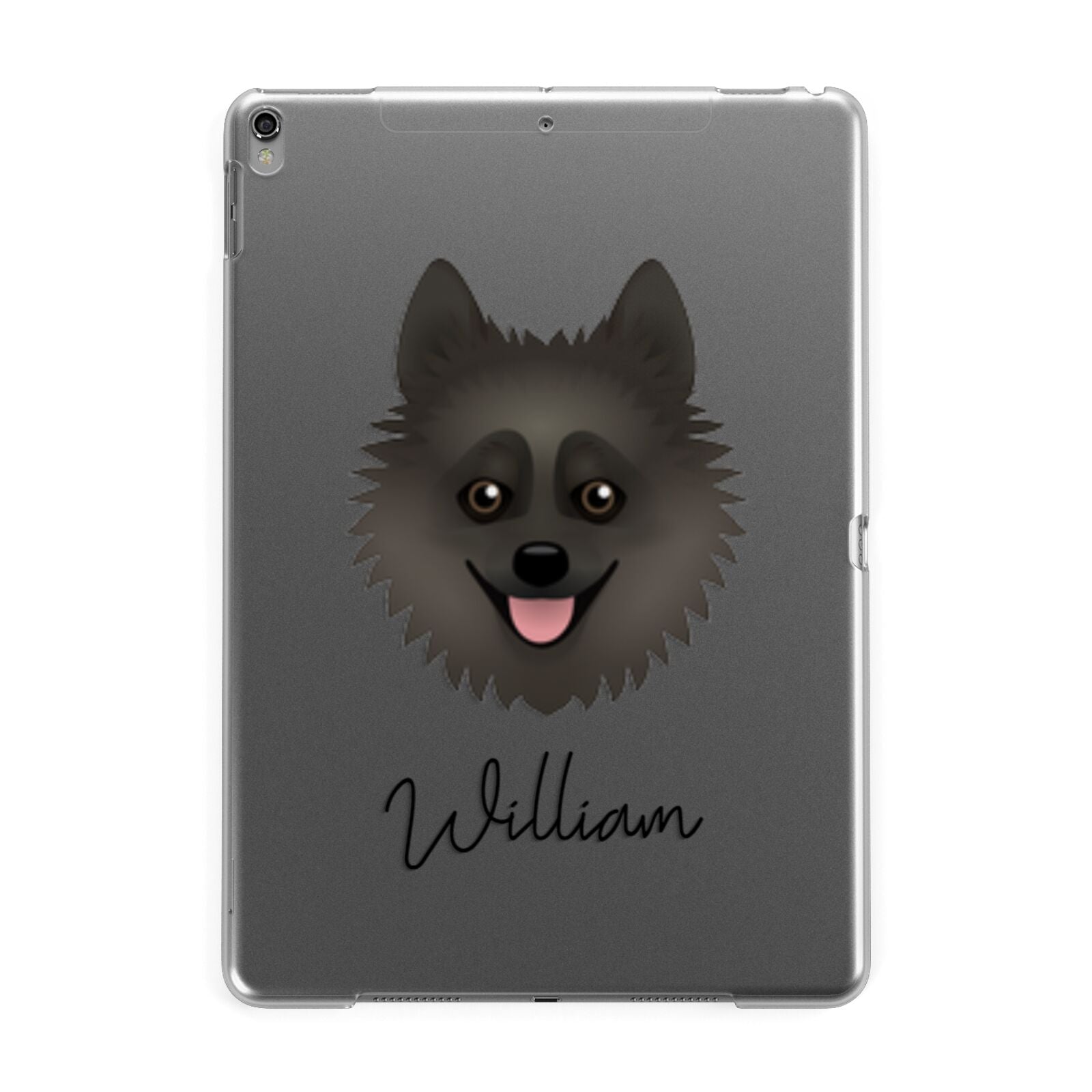 Pomsky Personalised Apple iPad Grey Case