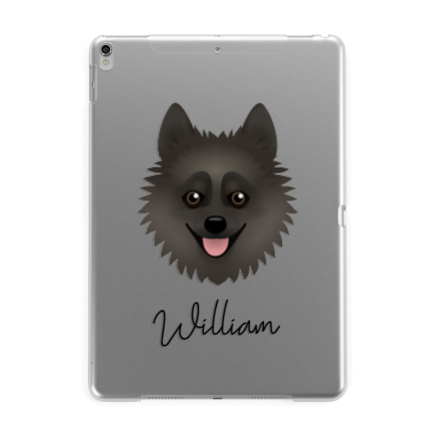 Pomsky Personalised Apple iPad Silver Case