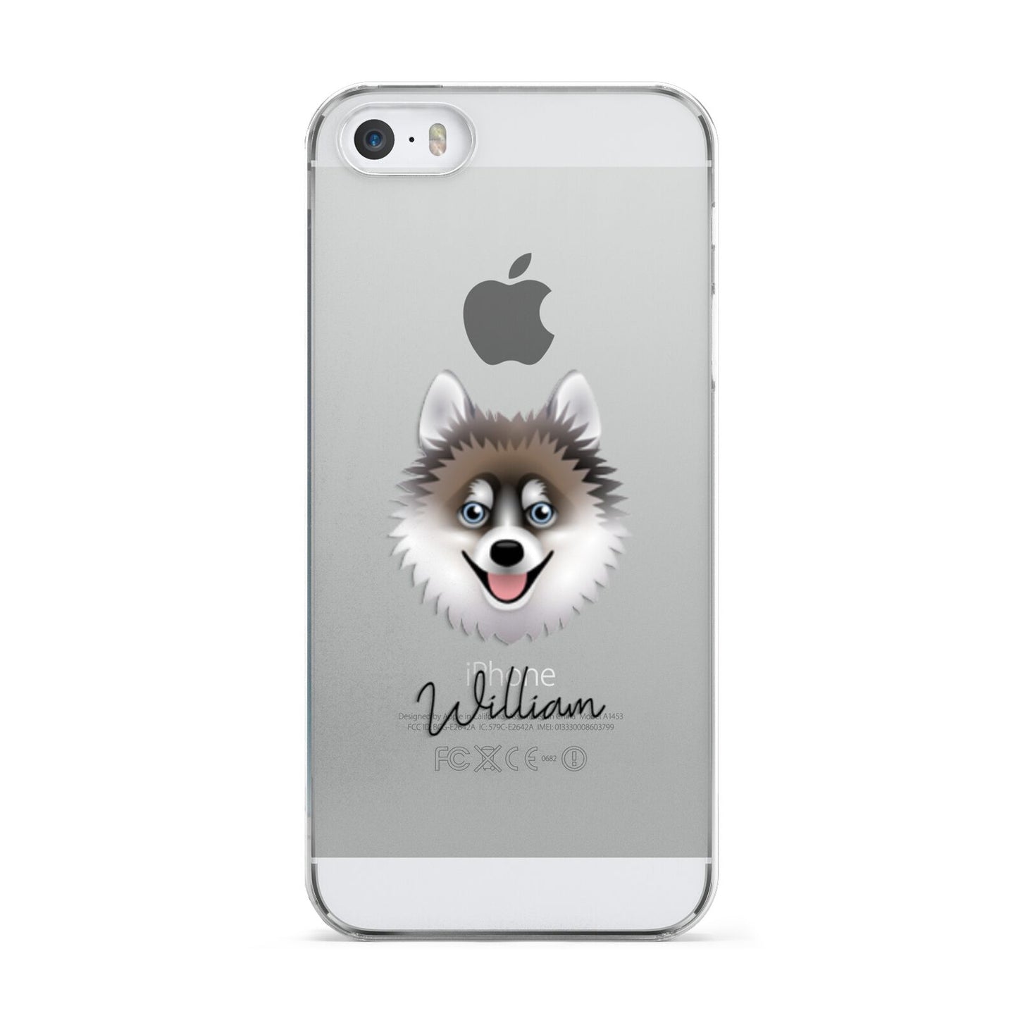 Pomsky Personalised Apple iPhone 5 Case