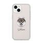 Pomsky Personalised iPhone 14 Clear Tough Case Starlight