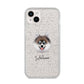 Pomsky Personalised iPhone 14 Plus Glitter Tough Case Starlight