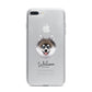 Pomsky Personalised iPhone 7 Plus Bumper Case on Silver iPhone