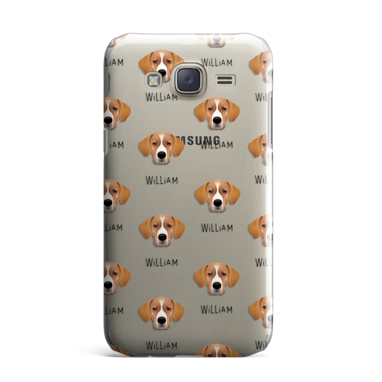 Portuguese Pointer Icon with Name Samsung Galaxy J7 Case