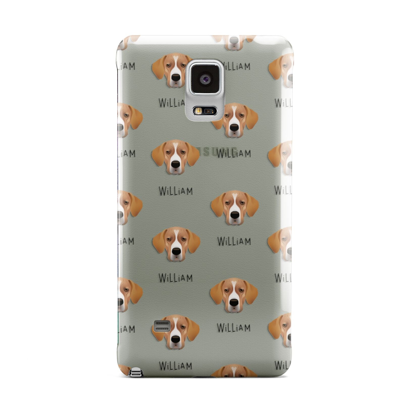 Portuguese Pointer Icon with Name Samsung Galaxy Note 4 Case