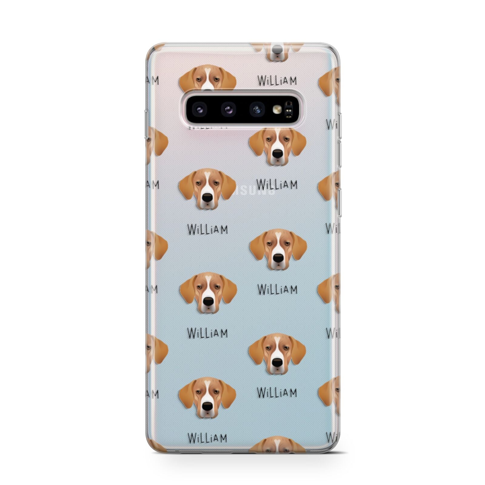 Portuguese Pointer Icon with Name Samsung Galaxy S10 Case