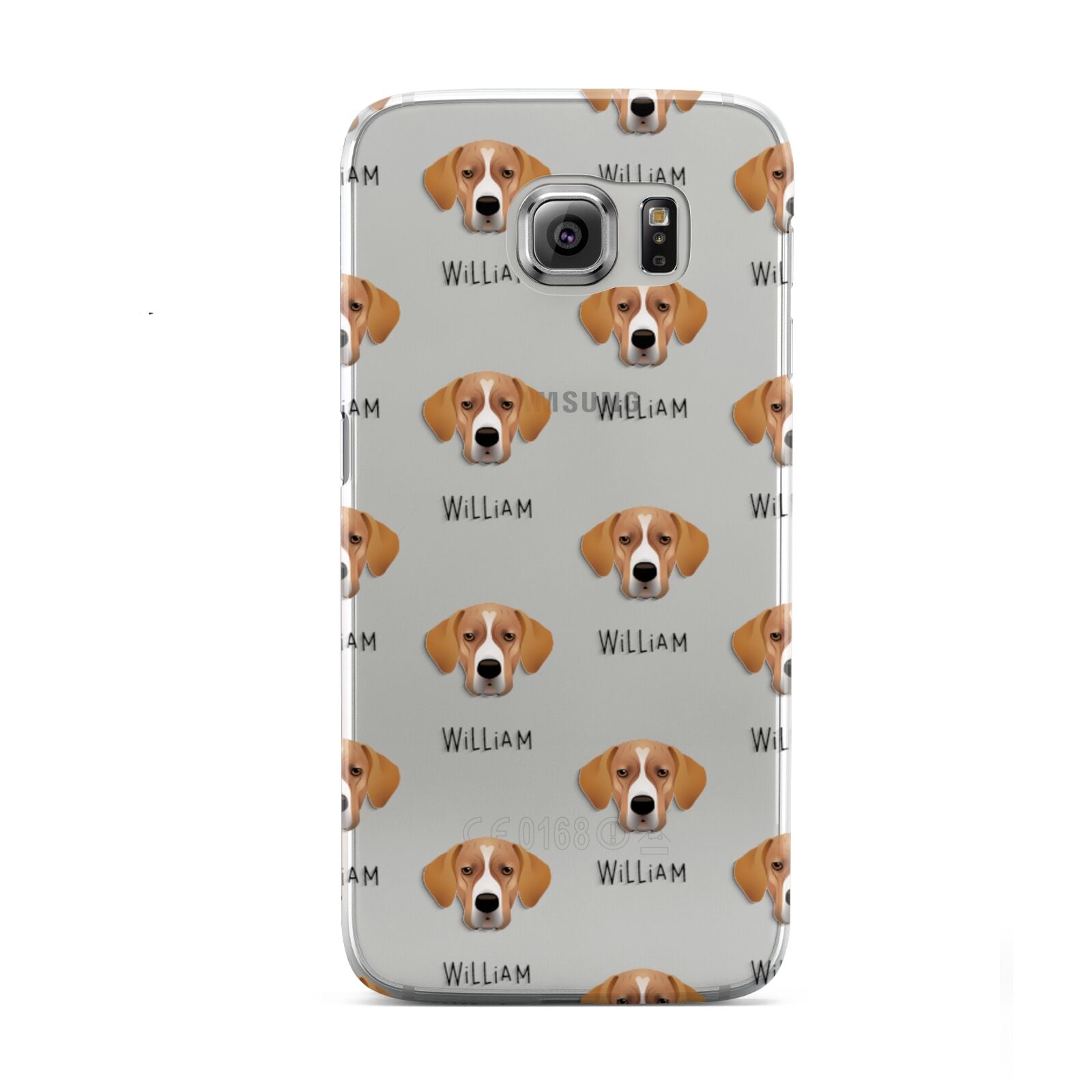 Portuguese Pointer Icon with Name Samsung Galaxy S6 Case