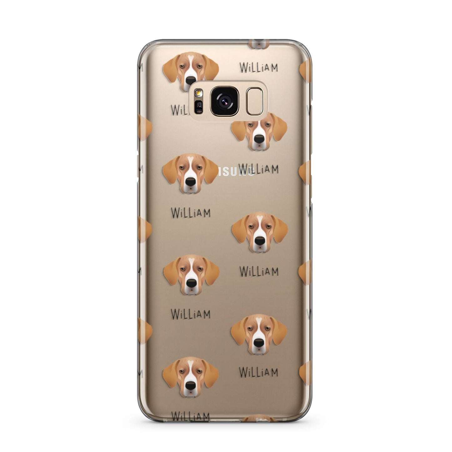 Portuguese Pointer Icon with Name Samsung Galaxy S8 Plus Case