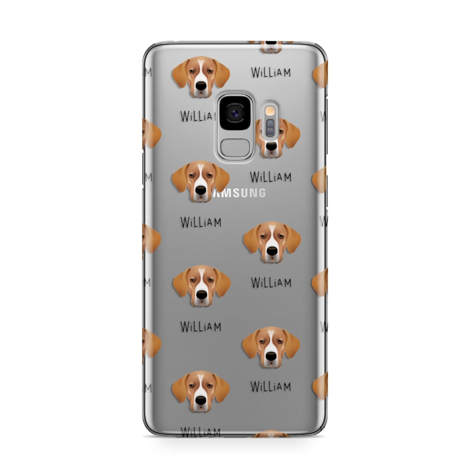 Portuguese Pointer Icon with Name Samsung Galaxy S9 Case