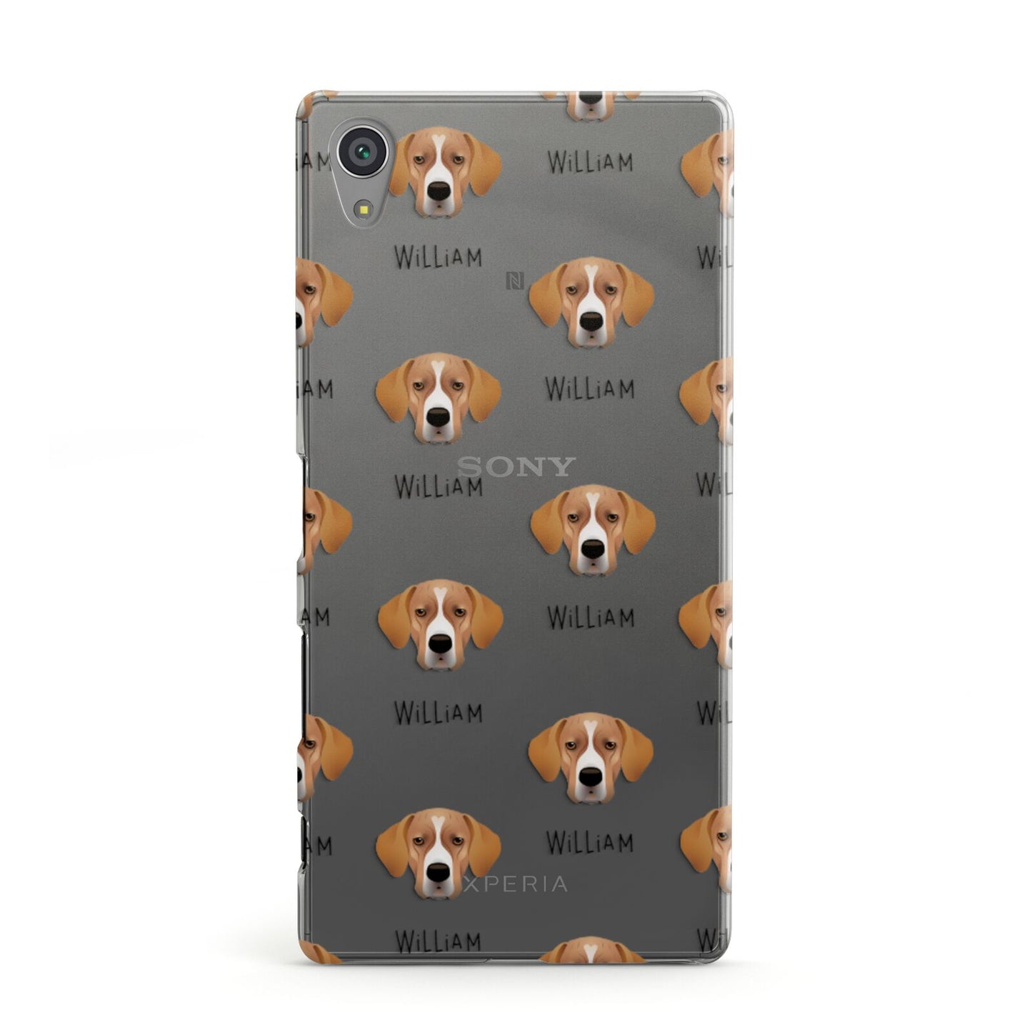 Portuguese Pointer Icon with Name Sony Xperia Case