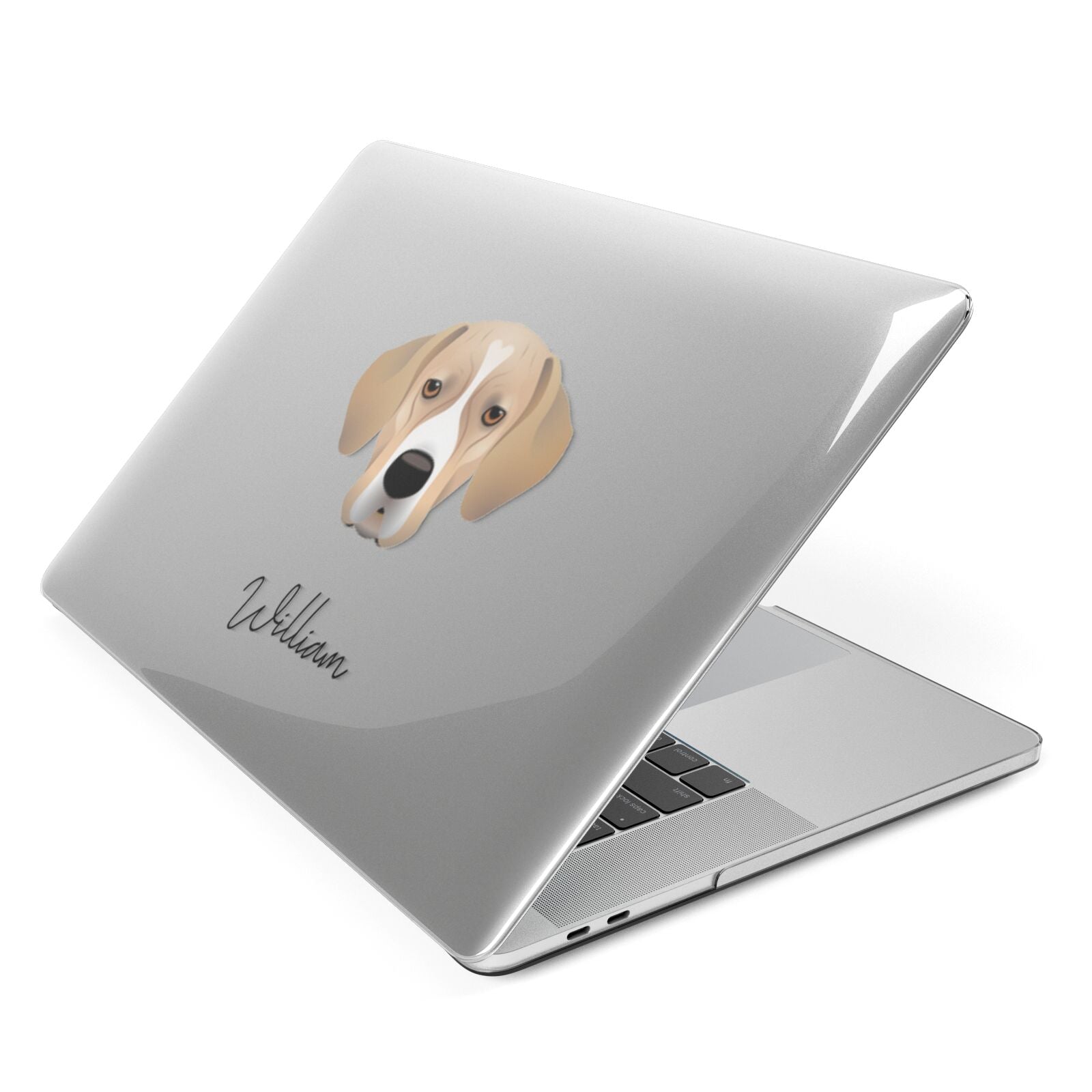 Portuguese Pointer Personalised Apple MacBook Case Side View