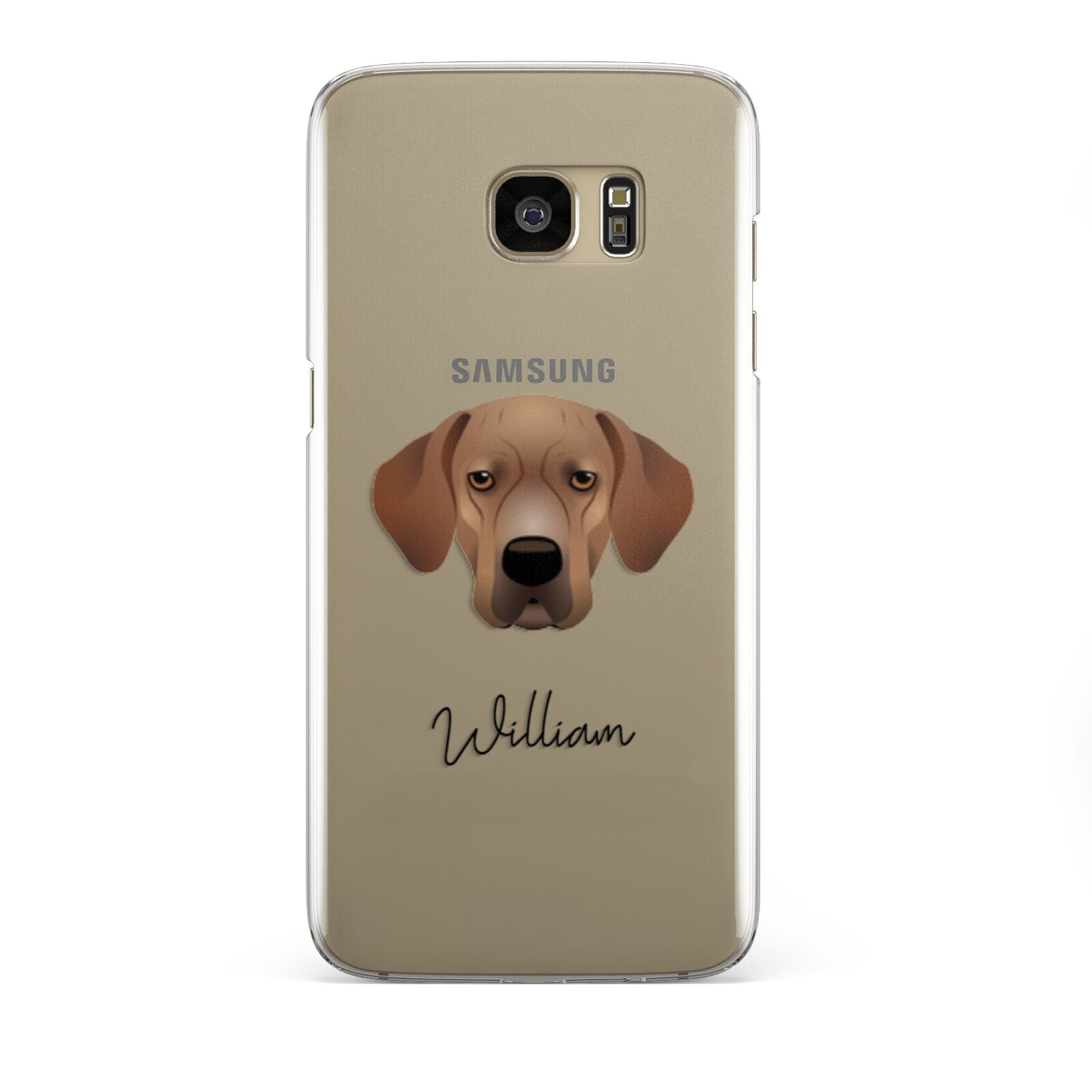 Portuguese Pointer Personalised Samsung Galaxy S7 Edge Case