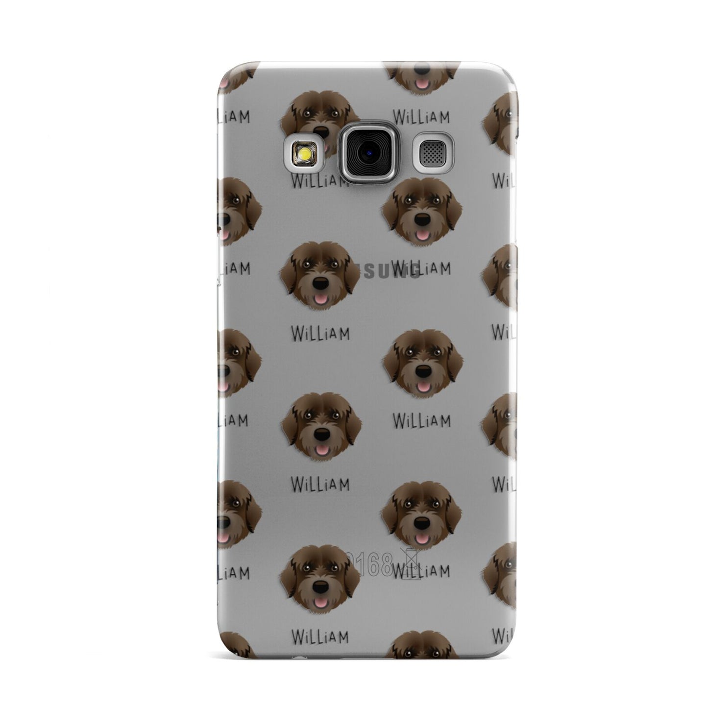 Portuguese Water Dog Icon with Name Samsung Galaxy A3 Case