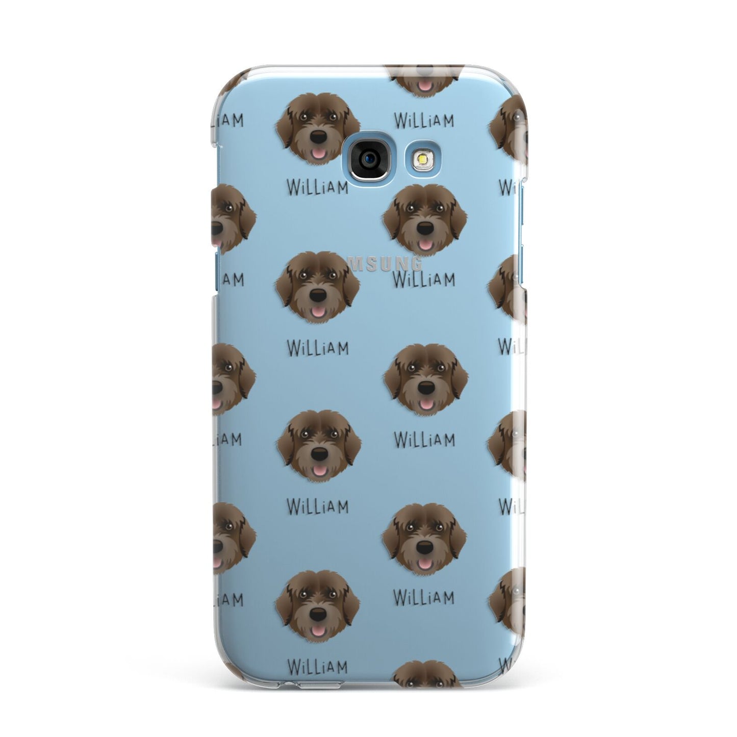 Portuguese Water Dog Icon with Name Samsung Galaxy A7 2017 Case