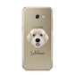 Portuguese Water Dog Personalised Samsung Galaxy A5 2017 Case on gold phone