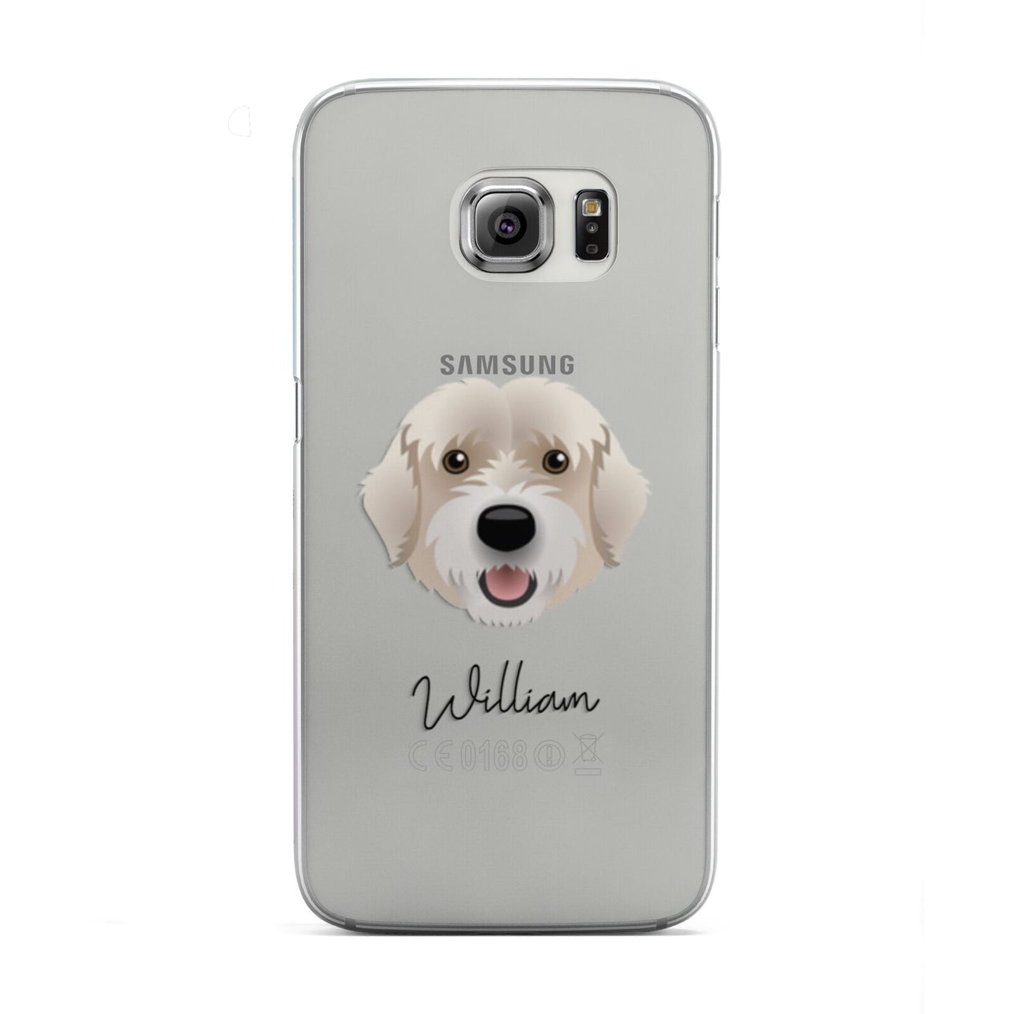 Portuguese Water Dog Personalised Samsung Galaxy S6 Edge Case