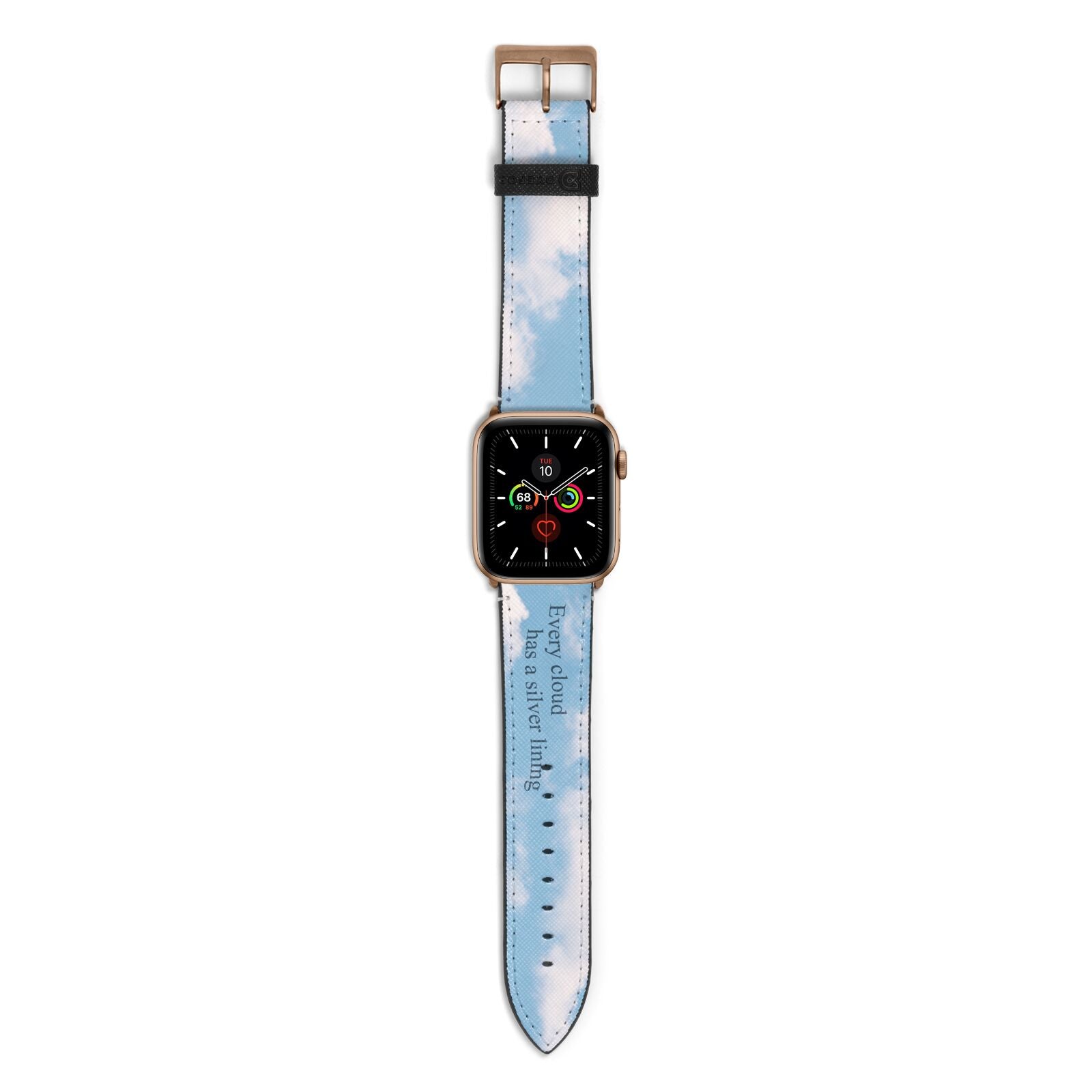 Positivity Apple Watch Strap with Gold Hardware