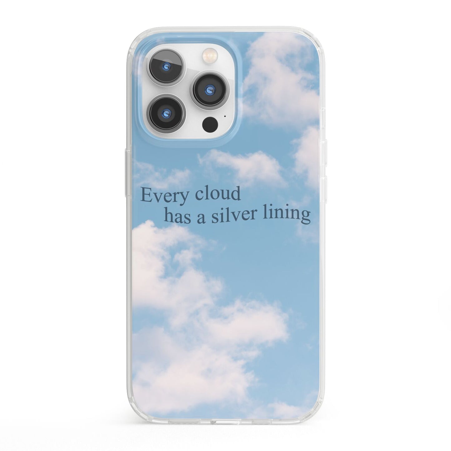 Positivity iPhone 13 Pro Clear Bumper Case