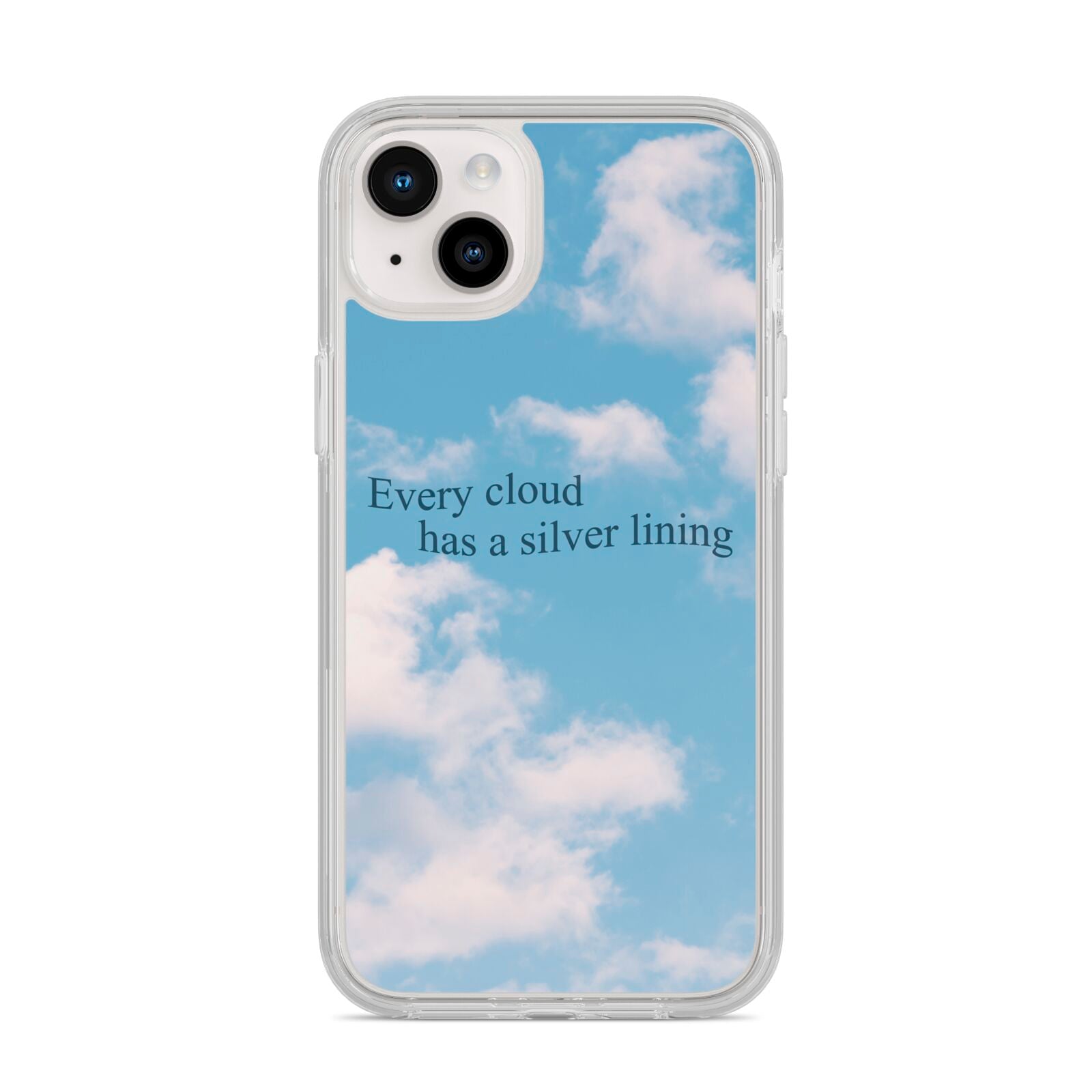 Positivity iPhone 14 Plus Clear Tough Case Starlight