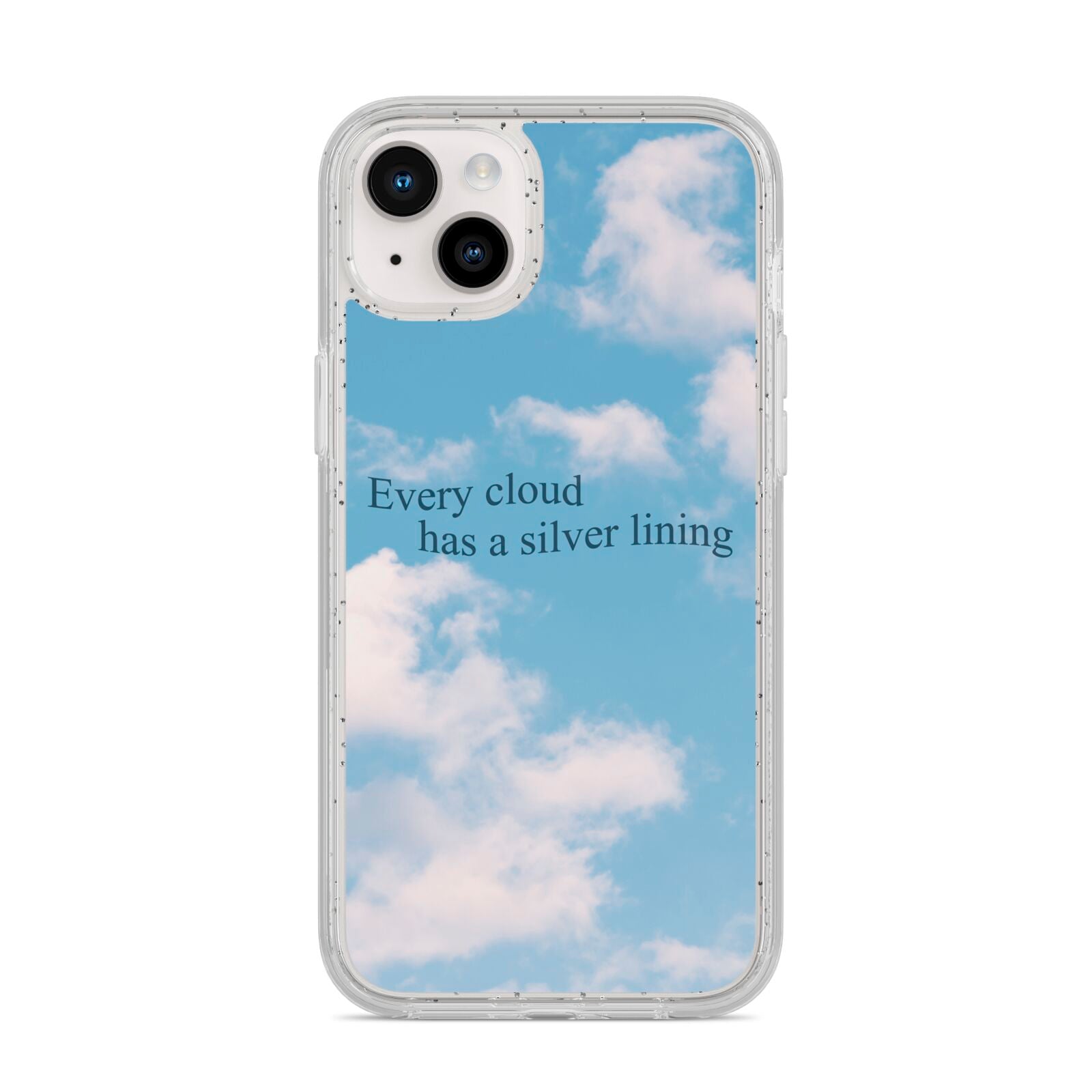 Positivity iPhone 14 Plus Glitter Tough Case Starlight