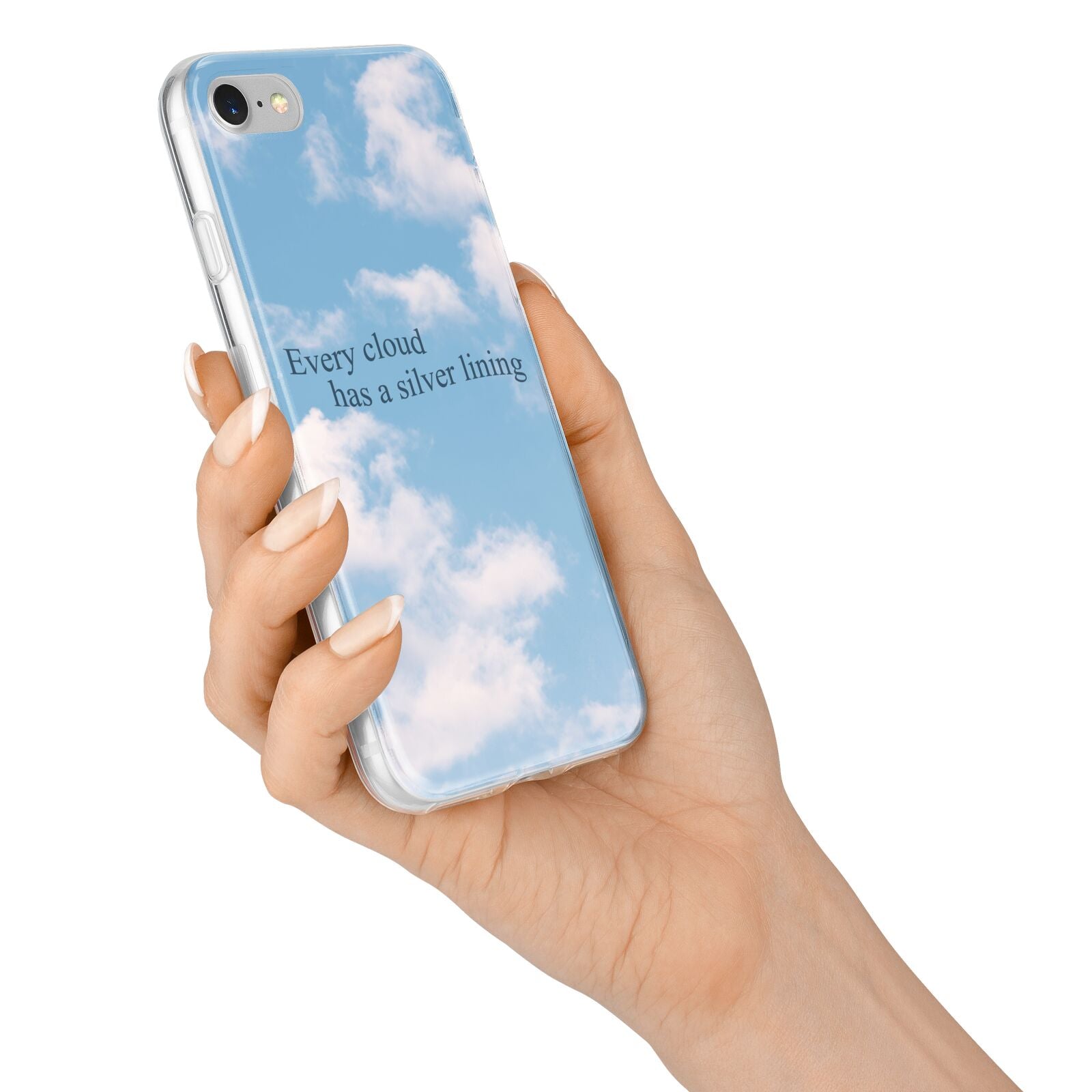 Positivity iPhone 7 Bumper Case on Silver iPhone Alternative Image