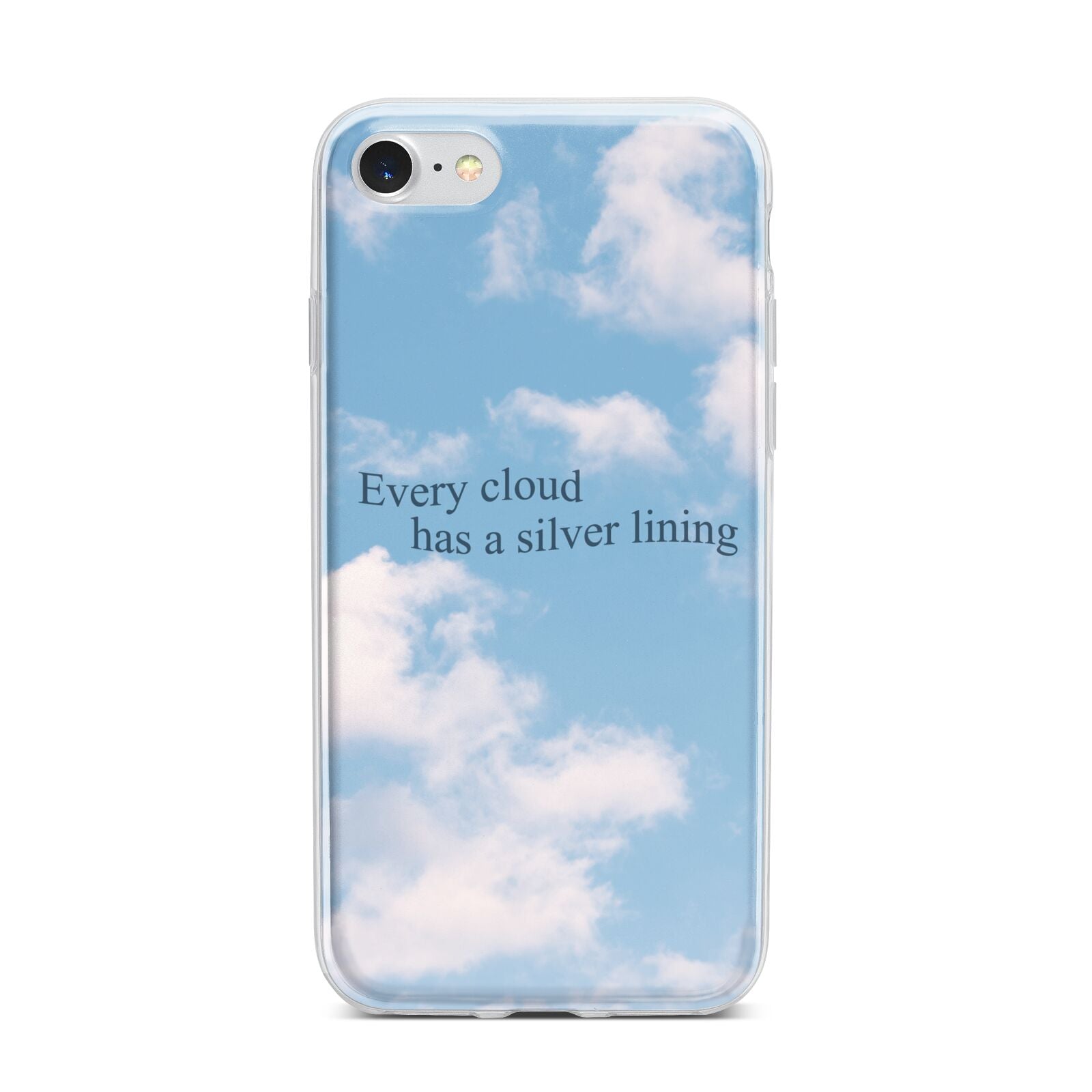 Positivity iPhone 7 Bumper Case on Silver iPhone