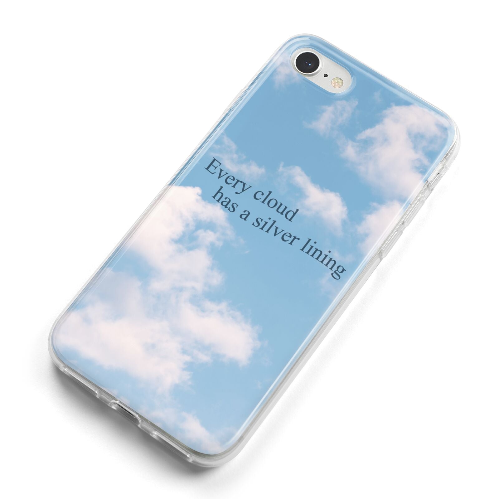 Positivity iPhone 8 Bumper Case on Silver iPhone Alternative Image