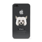 Powderpuff Chinese Crested Personalised Apple iPhone 4s Case