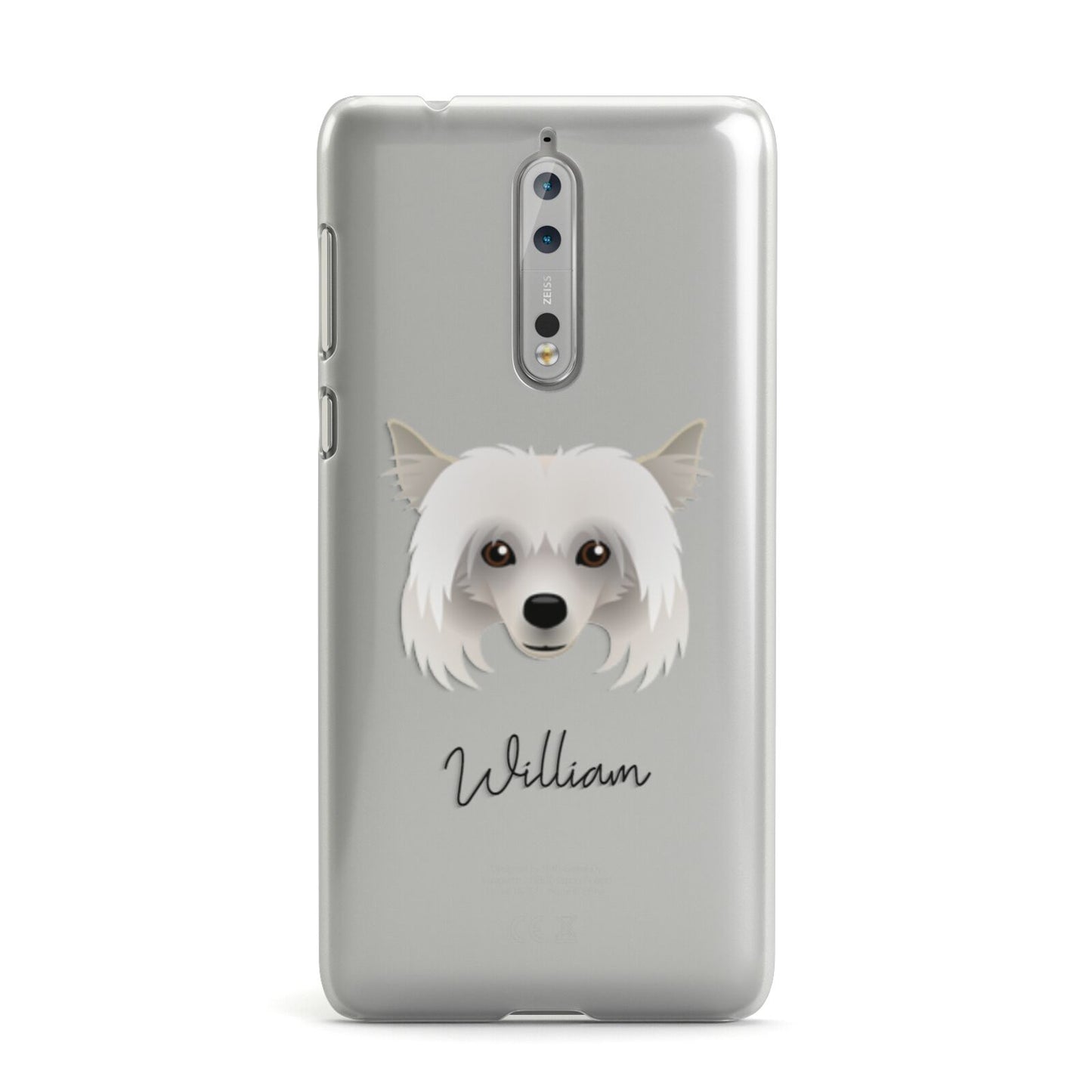 Powderpuff Chinese Crested Personalised Nokia Case