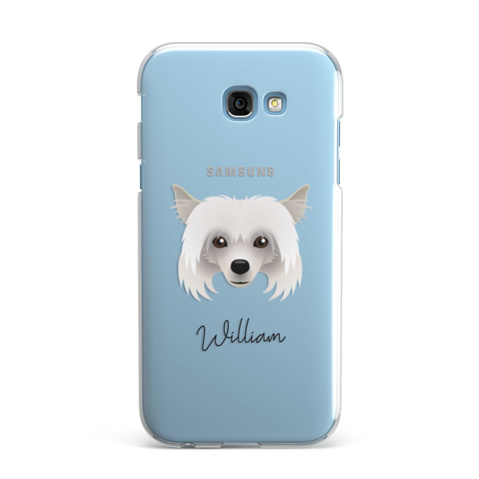 Powderpuff Chinese Crested Personalised Samsung Galaxy A7 2017 Case