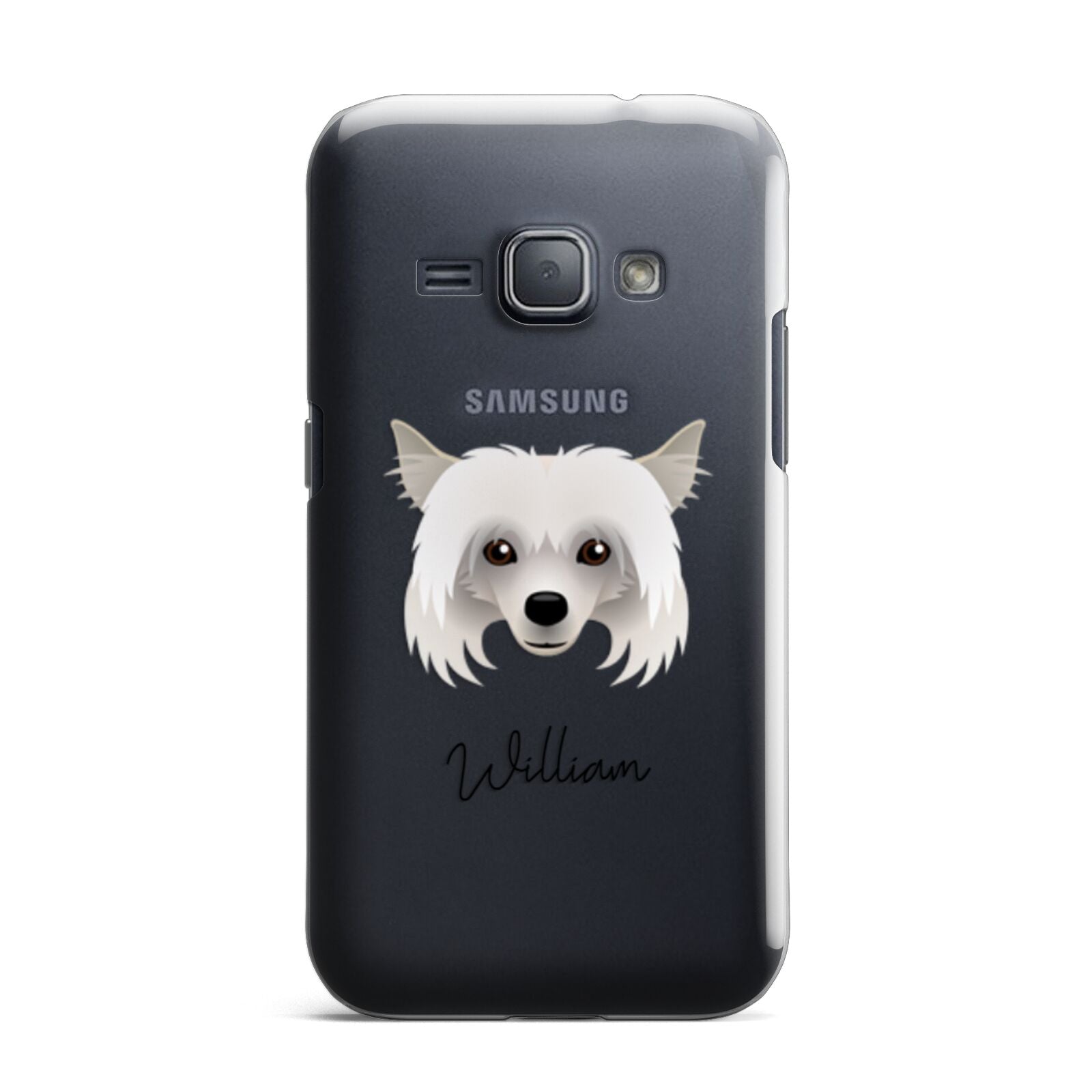 Powderpuff Chinese Crested Personalised Samsung Galaxy J1 2016 Case