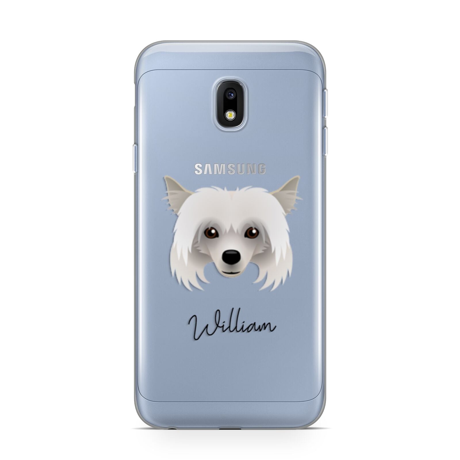 Powderpuff Chinese Crested Personalised Samsung Galaxy J3 2017 Case